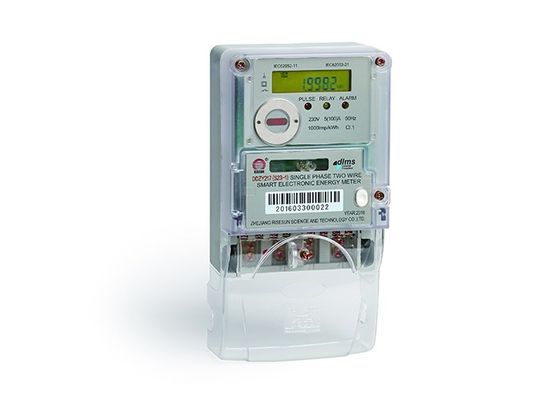 LCD Ekranlı 1 fase Akıllı kWh Ölçer IEC 62056 42 Protokol 5 60 A 5100 A