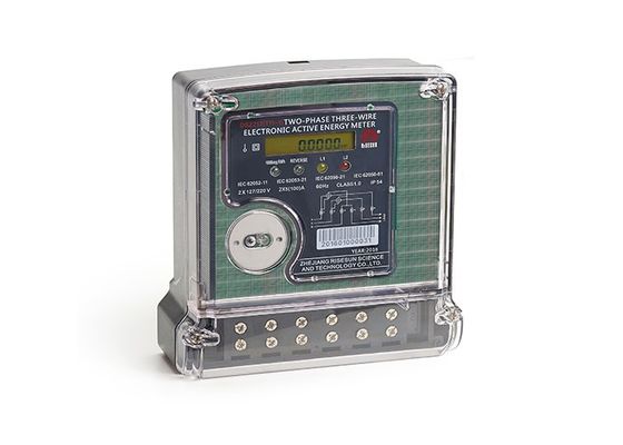 Siklometre Kaydı Çift Fazlı Elektrik Sayacı Sınıf 1 Doğruluk Iec 62052 11